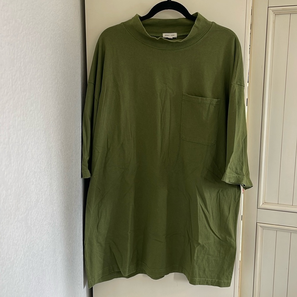 UO Silence + Noise Oversized T-Shirt Dress
